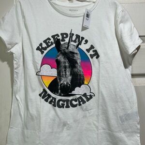 Old Navy White Plus Size Tee